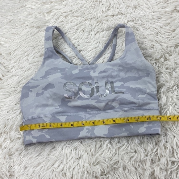 Lululemon Energy Long Line Incognito Camo Jacquard Alpine White Starlight - Picture 2 of 5